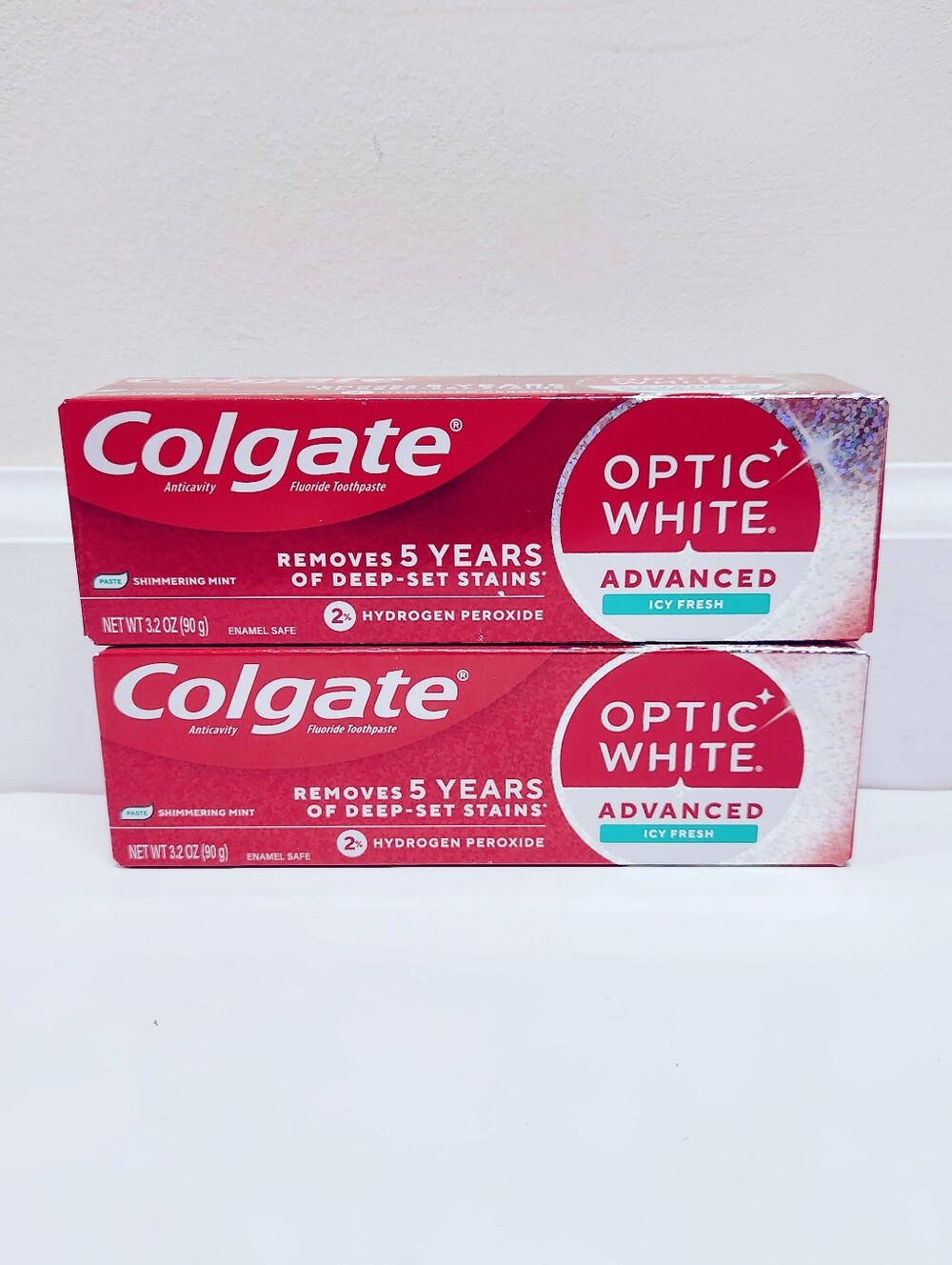 🔮3/$15 Colgate Optic White Advanced Teeth Whitening Toothpaste Icy Fresh